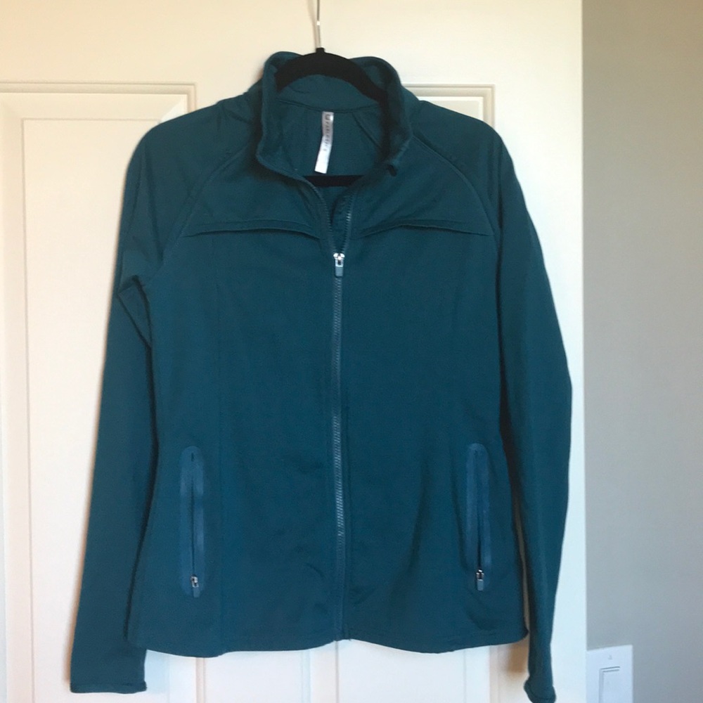 Fabletics zip up warm up jacket